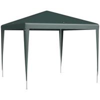 Outsunny Garden Gazebo Marquee Party Tent Wedding Canopy Patio Green 2.7 x 2.7m
