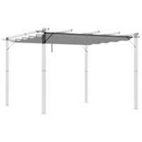 Outsunny 3x3m Pergola Shade Cover Replacement Canopy, Refurbished