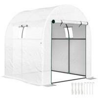 Polytunnel Greenhouse w/ Mesh, Refurbished