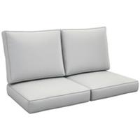 Outsunny Seat Cushion w/ Back Light Grey, Used