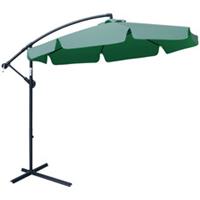 Cantilever Banana Parasol Sun Shade Green, Refurbished