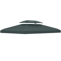 3x4m Replacement Roof Canopy UV Cover Grey, Refurbished