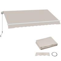 Canopy Replacement for Awning Fabric Cream, Refurbished