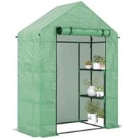Outsunny Portable Outdoor Greenhouse for Gardening, Green, Refurbished