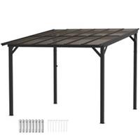 3 x 3(m) Pergola Kit Gazebo with UPF 50+ and Waterproof Polycarbonate Roof