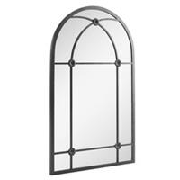 Outsunny Arched Mirror, Decorative Wall Mirrors, Black
