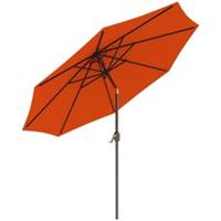Outsunny 3m Garden Umbrella with Tilt & Crank, Orange, Refurbished