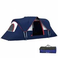 Outsunny 5-6 Man Camping Tent, Water Resistant Hiking Shelter