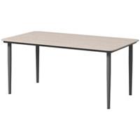 Outsunny Garden Dinning Table with Rust Resistant Metal Frame for 6 Person