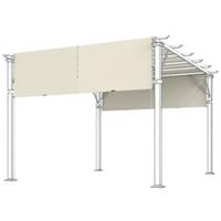 Outsunny 2PC 4.9x1.2m UV Pergola Replacement Canopy, White, Refurbished