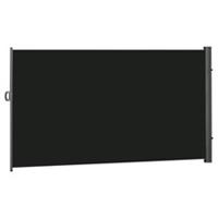 Outsunny 3x2M Retractable Side Awning Screen Fence Patio Privacy Divider Black