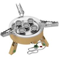 Outsunny 7000W Camping Stove w/ Piezo Ignition High Power Gas Stove Refurbished