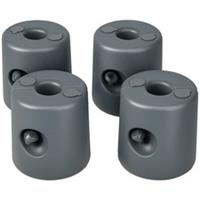Outsunny Gazebo Weights Set of 4 for Pop up Gazebo, 48KG, Refurbished