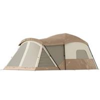 Outsunny Camping Tent Waterproof for 4 Person Brown Refurbished