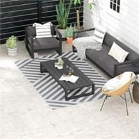 Outsunny Reversible Waterproof Outdoor Rug W/ Carry Bag, 182 x 274cm Refurbished