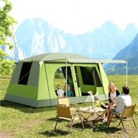 Outsunny Two Room Dome Tent Camping Shelter w/ Porch & Carry Bag Refurbished