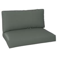Outsunny 2-Seat 20cm Thick Pallet Seat Cushions, Charcoal Grey, Used