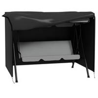 Outsunny Waterproof Patio Swing Chair Protective Cover, Black, Refurbished