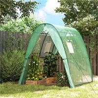 Outsunny Portable Greenhouse Gardening Plant Hot House with 2 Doors Refurbished