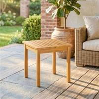 Outsunny Coffee Table Fully Assembled Square Natural Wood Refurbished