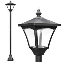 Outsunny Outdoor Garden Solar Light with Base Freestanding Energy-saving Optical