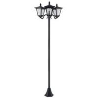 Outsunny Outdoor Garden Solar Light with Base Energy-efficient IP44 Dimmable