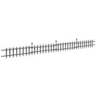 Outsunny Decorative Garden Fencing, Wooden Landscape Edging, Grey, Used