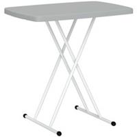 Outsunny Folding Coffee Table, Height Adjustable Picnic Table, Charcoal Grey