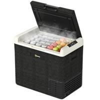 Outsunny 50L Car Refrigerator 12V Portable Freezer for Camping, Grey