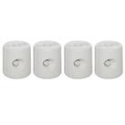 Outsunny Tent Weight Base 4pcs Gazebo Foot Leg Anchor Weights Marquee White