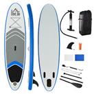 HOMCOM 10ft Inflatable Stand-Up Paddle Board SUP Accessories Carry Bag Blue