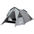 Outsunny 1-2 Man Camping Dome Tent Porch Mesh Window Double Layer Hiking