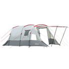 Outsunny 6-8 Person Tunnel Tent, Two-room Camping Tent with Carry Bag, Grey