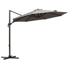 Outsunny Outdoor Market Patio Umbrella with Crank, Tilt, and 8 Ribs Refurbished