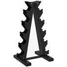 SPORTNOW Five-Tier Weight Tree, Steel Dumbbell Rack for Home Gym Exercise