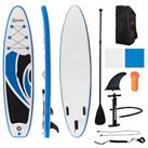 Outsunny 10Ft Inflatable Non-Slip Paddle Stand Up Board w/ Paddle Used