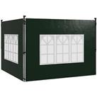 Outsunny Gazebo Side Panels for 3x3(m) or 3x6m Gazebo Canopy, 2 Pack, Green