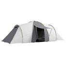 Outsunny 4-6 Person Camping Tent with 2 Bedroom, Living Area and Vestibule