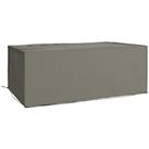 Outsunny 210x140x80cm UV Rain Protective Cover for Garden Rattan Furniture Grey