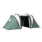 Outsunny 2 Bedroom Camping Tent with Living Area, 3000mm Waterproof, Green