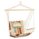 Outsunny Hanging Hammock Swing Chair Safe Wide Seat Stripe Used