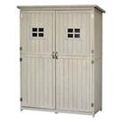 Outsunny Garden Shed Outdoor Storage Unit w/ Asphalt Roof and Three Shelves