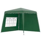 Outsunny 2.4 x 2.4m UV50+ Pop Up Gazebo Canopy Tent with Carry Bag Refurbished