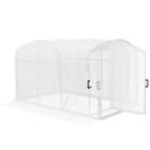 Outsunny 3 x 2 x 2m Polytunnel Greenhouse with Door, Galvanised Steel Frame