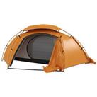 Outsunny Camping Tent Dome Tent with Removable Rainfly for 1-2 Man, Orange