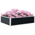 Outsunny Garden Raised Bed Planter Grow Containers Flower Pot PP Refurbished