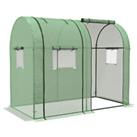 Outsunny Tomato Greenhouse with 2 Roll-up Doors, 185 x 94 x 150cm Refurbished