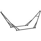 Outsunny Foldable Hammock Stand 2 in 1 Hammock Net Stand Used