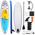 HOMCOM 10ft Inflatable Surfing Boards W/ Paddle, Fix Bag, Air Pump, Backpack