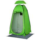 Outsunny Camping Shower Tent w/ Pop Up Design, Outdoor Dressing Changing Room